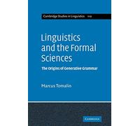 Linguistics Formal Sciences: The Origins of Generative Grammar