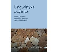 Linguistique à l'inter. - (Littérature, Philosophie en langue polonaise)