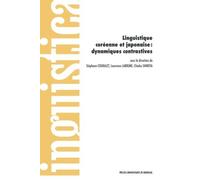 Linguistique Coréenne Et Japonaise : Dynamiques Contrastives