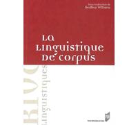 LINGUISTIQUE DE CORPUS