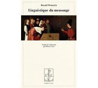 Linguistique du mensonge