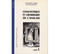 Linguistique et grammaire de l'anglais - Jean-Rémi Lapaire - Presses Universitaires Du Midi - Livre