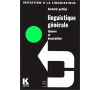 Linguistique Generale Theorie Et Description S B.3