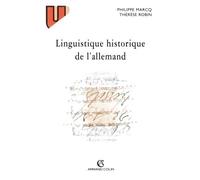 Linguistique historique de l'allemand - Philippe Marcq - Armand Colin - Livre