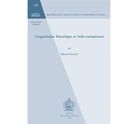 Linguistique historique et indo-européenne
