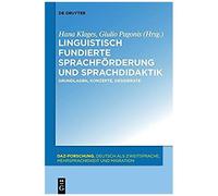 Linguistisch Fundierte Sprachförderung Und Sprachdidaktik