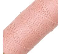 LINHASITA Bobine de Fil ciré 100 g/360 m Épaisseur 0,5 mm Polyester pour macramé 30 Couleurs - Rose pâle