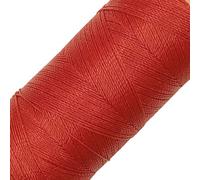 LINHASITA Bobine de Fil ciré 100 g/360 m Épaisseur 0,5 mm Polyester pour macramé 30 Couleurs - Rouge
