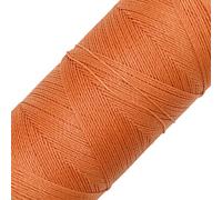 LINHASITA Bobine de Fil ciré 100 g/360 m Épaisseur 0,5 mm Polyester pour macramé 30 Couleurs - Saumon