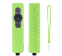 Linhexis Coque en silicone pour télécommande Logitech Spotlight Noir | Dos texturé antidérapant, protection contre les chutes, silicone doux au toucher, couleur noire, prise en main sûre pour les