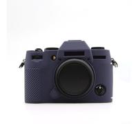 Linhexis Étui en silicone léger pour appareil photo Fujifilm X-T50 | Silicone souple, ajustement précis, 14 x 10 x 6 cm, anti-rayures et protection contre les chocs, bouton facile d'accès, noir