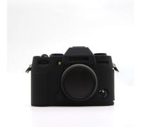 Linhexis Étui en silicone léger pour appareil photo Fujifilm X-T50 | Silicone souple, ajustement précis, 14 x 10 x 6 cm, anti-rayures et protection contre les chocs, bouton facile d'accès, noir