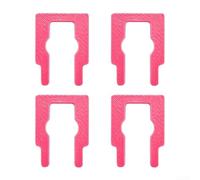Linhexis Lot de 4 clips de fixation pour panier de lave-vaisselle Miele | Dimensions : 1,3 x 1,75 x 0,3 cm, design coloré, installation facile sans outil, lot de 4 pièces de rechange