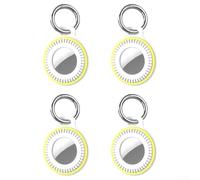 Linhexis Lot de 4 coques rigides pour airtag | Lot de 4 coques rigides en polycarbonate résistant aux rayures, convient pour Airtag, porte-clés