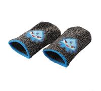 Linhexis Manchons de doigts en fibre argentée anti-transpiration pour écran | Matériau en fibre d'argent, revêtement anti-transpiration, toucher ultra-sensible, glisse lisse pour la surface