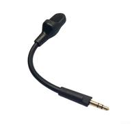 Linhexis Microphone de rechange pour casque Razer Black pour casque Shark V2, micro de jeu plaqué or de 3,5 mm avec audio clair, design léger