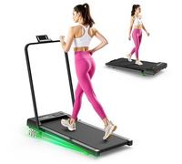 LINHOO Tapis de Course Pliable 2.5HP Brushless 6% Inclinaison 150kg <40dB 10 Points Amortissement Économie Espace