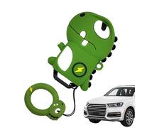 Linhubily Coque de e voiture de dessin animé en forme de dinosaure avec chaîne, housse de protection pour femmes et hommes, housses pour clés, mignon, B, Refer to description