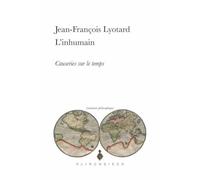 L'inhumain: Causeries sur le temps