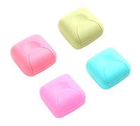 Linian 2pcs Boîte de Savon de Voyage de Couleur, Portable Candy Couleur Savon Container Case Box