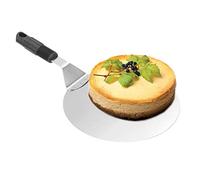 Linian Pelle à Pizza Ronde en INOX, Outils de Cuisson, Offre pour la Cuisson au Pizza Stone Oven & Grill, 10 Pouce