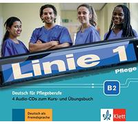 Linie 1 B2 – Deutsch für die Pflege – Pack médias 4 CD audio – Klett Verlag – Import