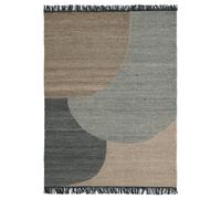 Linie Design Tapis en laine Eik 140x200 cm Charcoal