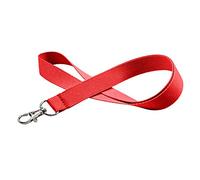 linie zwo ®, Lot de 10 cordons porte-clés 20 mm, crochet easy going, Rouge