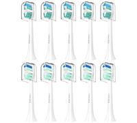 LINILEEA Têtes de brosse à dents de rechange pour Philips Sonicare - Tête de brosse de rechange compatible avec brosse à dents électrique Phillips Sonic Care - Lot de 10