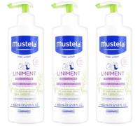 Liniment - Mustela - Flacon-Pompe - Lot de 3 x 400 ml - Hypoallergénique - Ingrédients naturels