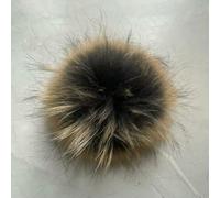 LINJILUO Lot de 2 Pompons géants à Faire soi-même pour Chapeaux, Sacs, Chaussures et écharpes