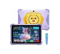 Blackview Link 1 Kids Tablette Tactile, Tablette enfants Android 16 , 12 Go + 64 Go, 8.68 " , Affichage HD +, 5MP + 8MP, Google Kids Space & Parental Control, Violet Violet