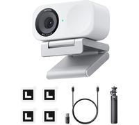 Link 2C Pack Trépied - Webcam 4K Pour Pc/Mac Blanc