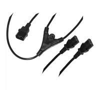 LINK Accessoires Marque Modèle Cavo Alimentazione Da Spina Vde-Iec Maschio A Doppia Presa Vde-Iec Femmina (Sdoppiatore) MT. 1.7