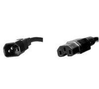 Link Accessori LK10039 câble électrique Noir 1,8 m Coupleur C14 Coupleur C15