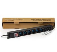 Link Accessori LK10061 Accessoire de Rack électrique Noir 1,75 m Rectangulaire Courant Alternatif 250 V