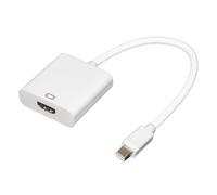 Link Accessori LKADAT16 câble vidéo et adaptateur 0,15 m Mini DisplayPort HDMI Type A (Standard) Blanc