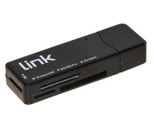 Link Accessori LKCCH04 lecteur de carte mémoire USB 3.2 Gen 1 (3.1 Gen 1) Type-A Noir