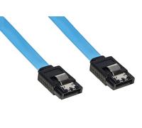 Link Accessori LKCSATA30 câble SATA 0,3 m SATA 7-pin Bleu
