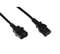 Link Accessori LKIEC18 câble électrique Noir 1,8 m Coupleur C14 Coupleur C13
