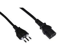 Link Accessori LKIT18 câble électrique Noir 1,8 m Prise d'alimentation type L Coupleur C13