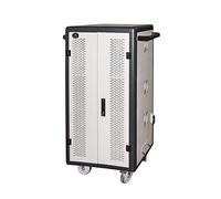 LINK Armoire de Rangement 45 tablettes avec roulettes multiprises Inclus Ventilateurs de Refroidissement