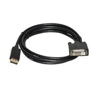 Link - Câble adaptateur - liaison double - DVI-D (M) pour DisplayPort (M) - 2 m - vis moletées, support 1080p