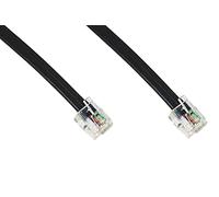 Link Câble Câble téléphonique MT 2 Couleur Noir fiche RJ12 6/6