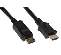 Link Câble vidéo et adaptateur LKCDPH10 DisplayPort vers HDMI 1 m Noir