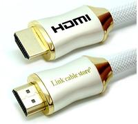 LINK CABLE STORE - ORION Ultimate - 1 M - Câble HDMI 1.4 - 2.0 - 2.0 a/b - Blanc - Professionnel - 3D - Ultra HD 4K 2160p - Full HD 1080p - HDR - ARC - CEC - Ethernet
