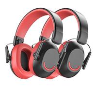 Link Dream Casque Anti Bruit Enfant, Casque Anti-bruit Enfant Pour Âge 3-16 Ans, SNR 30dB Casque Antibruit Bebe Facilement Réglable Pliable Pour l’Autisme, Feux d’Artifice, Concert, Noir, 2 Pièces