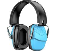 Link Dream Casque Anti Bruit Enfant, Casque Antibruit Adulte SNR 35dB, Protection Auditive de Travail, Confortable et réglable, pour l’Autisme, Travaux de voirie, Chantiers, Aéroports, Bleu, 1 Pièce