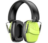Link Dream Casque Anti Bruit Enfant, Casque Antibruit Adulte SNR 35dB, Protection Auditive de Travail, Confortable et réglable, pour l’Autisme, Travaux de voirie, Chantiers, Aéroports, Vert, 1 Pièce