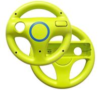 Link-e - 2 X Volant compatible avec manette Wiimote sur console Nintendo Wii / Wii-U (Vert)